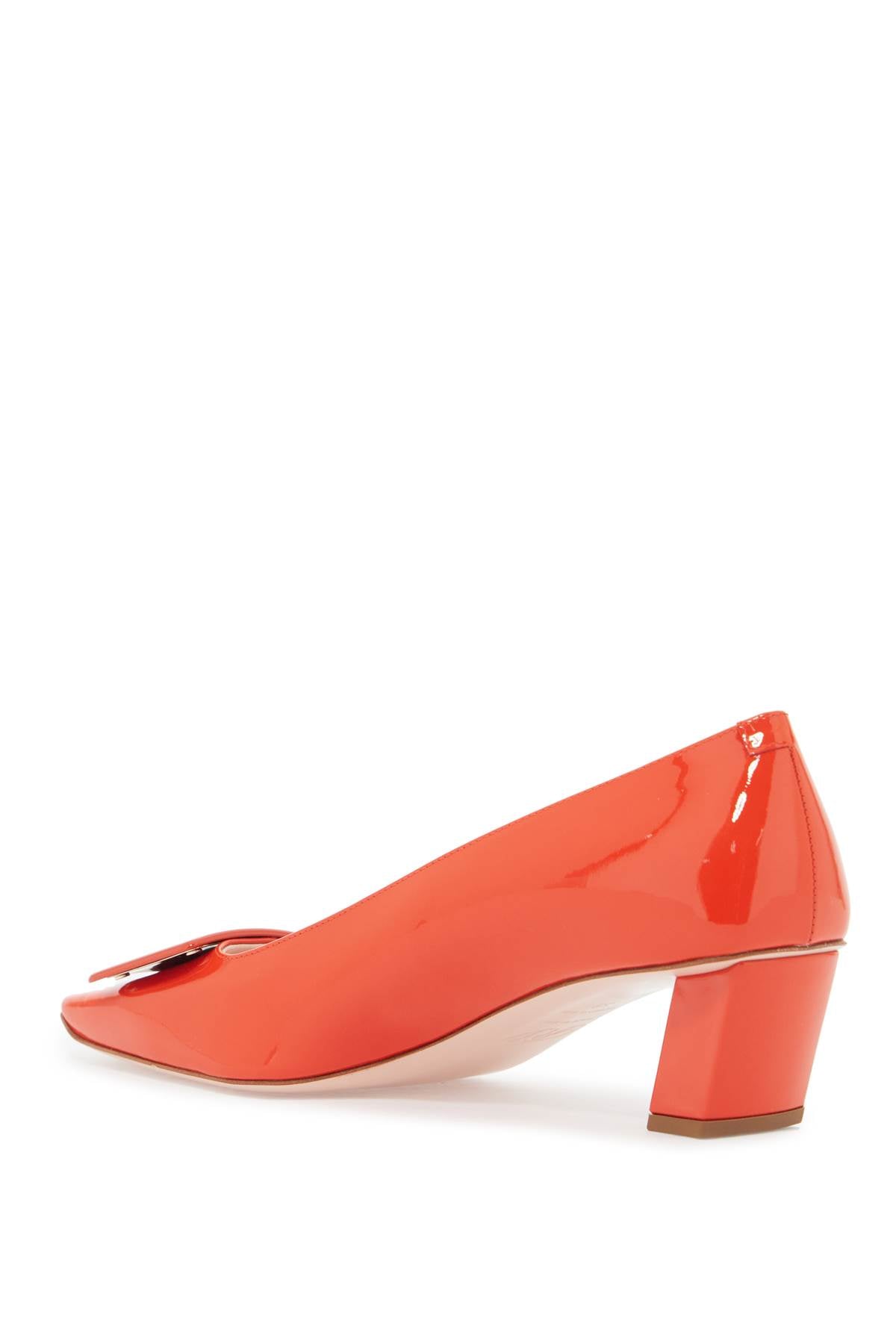 Roger Vivier Patent Leather Belle Viver 45 Pumps