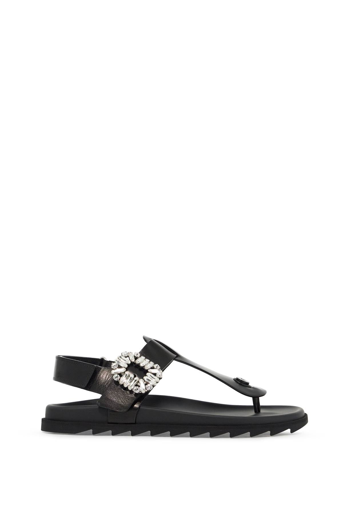 Roger Vivier Leather Slidy Viv Flip-F