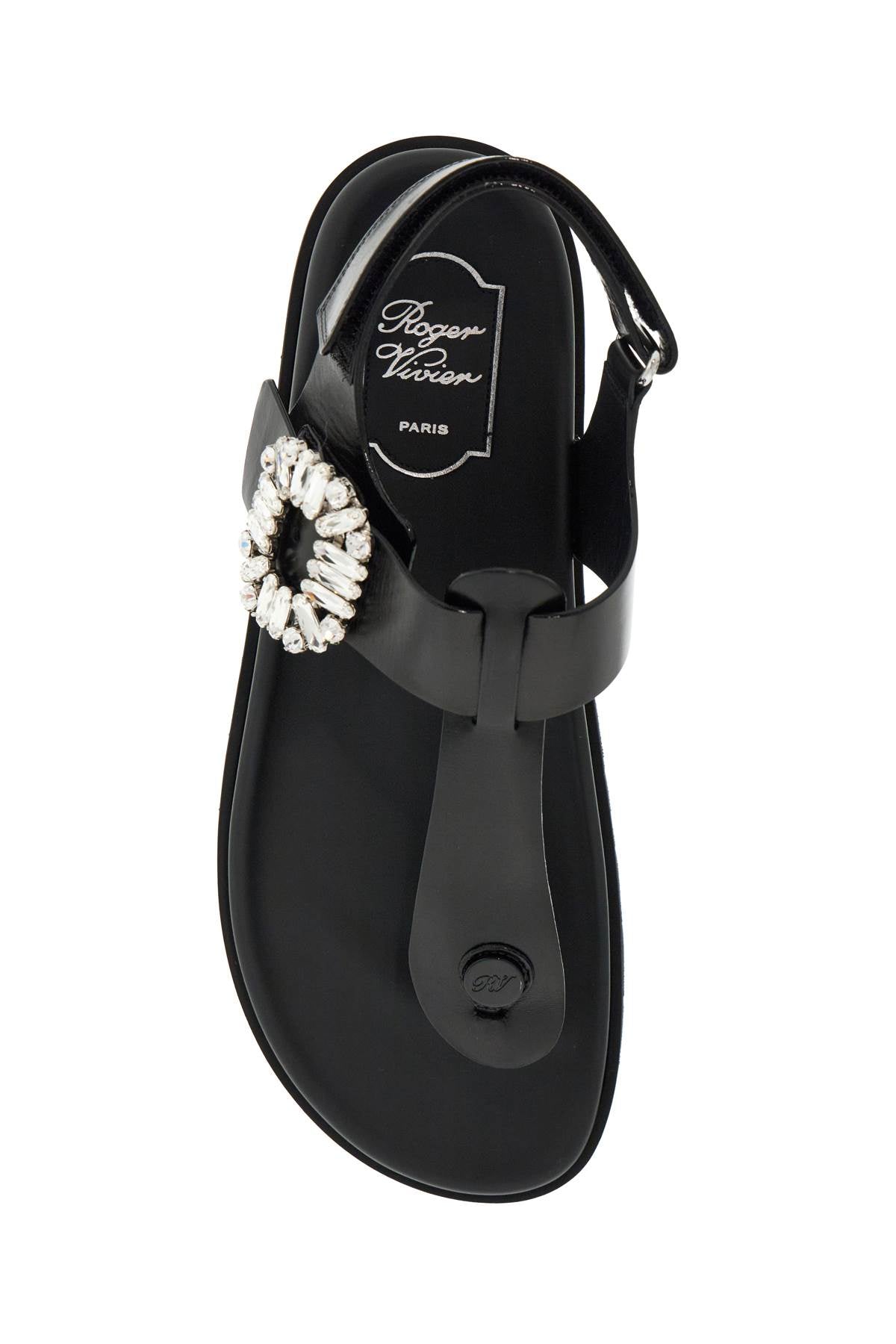 Roger Vivier Leather Slidy Viv Flip-F