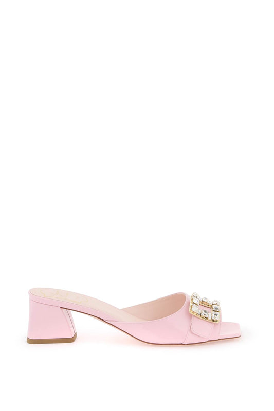 Roger Vivier Trs Vivier Patent Leather Mules With