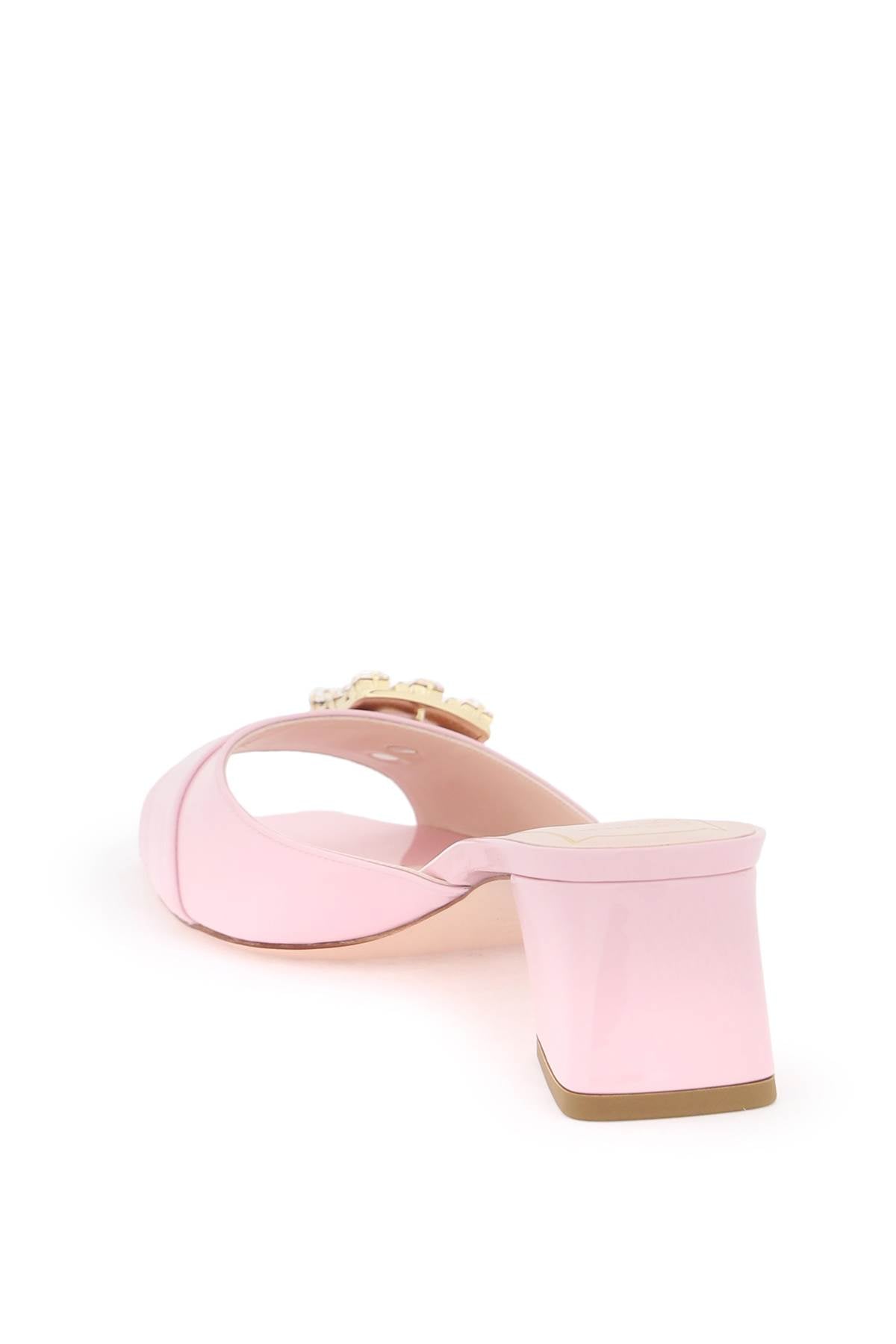 Roger Vivier Trs Vivier Patent Leather Mules With