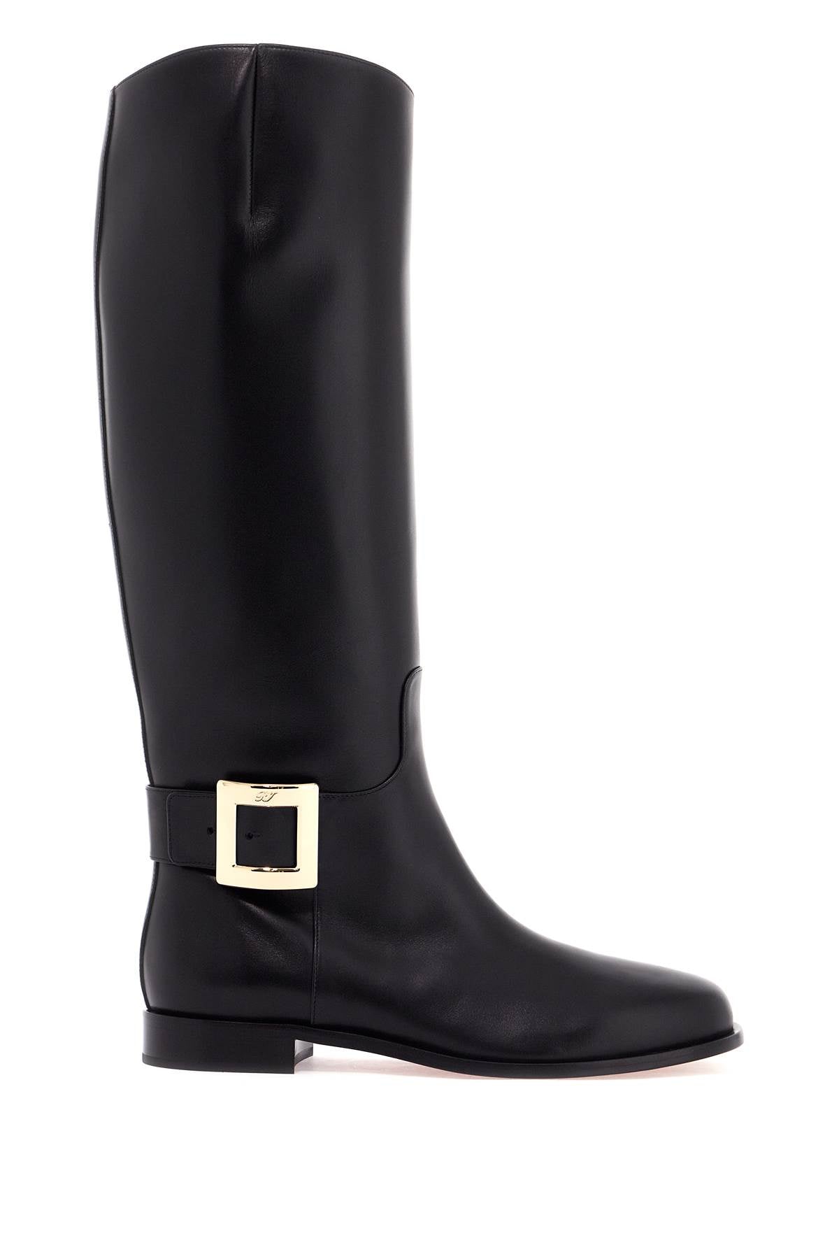 Roger Vivier Trs Vivier Leather Boots