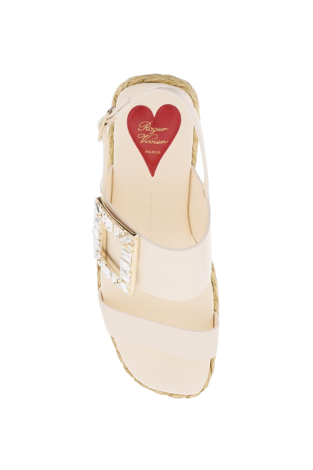 Roger Vivier Crystal Buckle Espadrilles