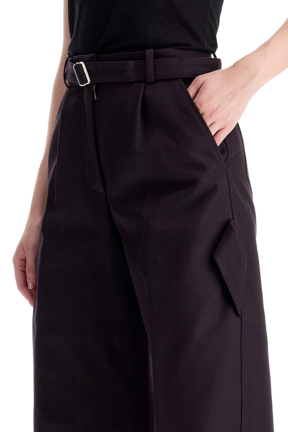 Lanvin Balloon Canvas Pants For A