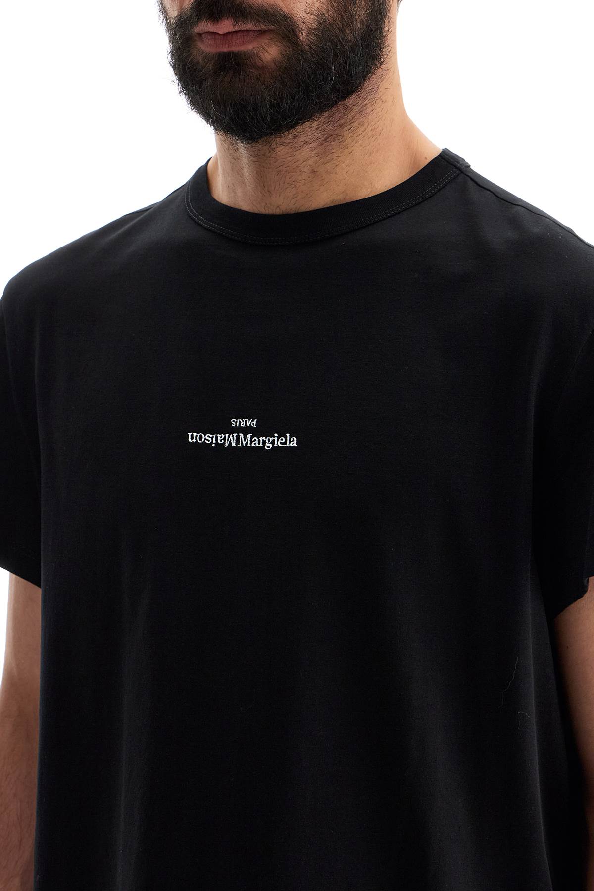 MAISON MARGIELA T-Shirt Con Logo Inverso