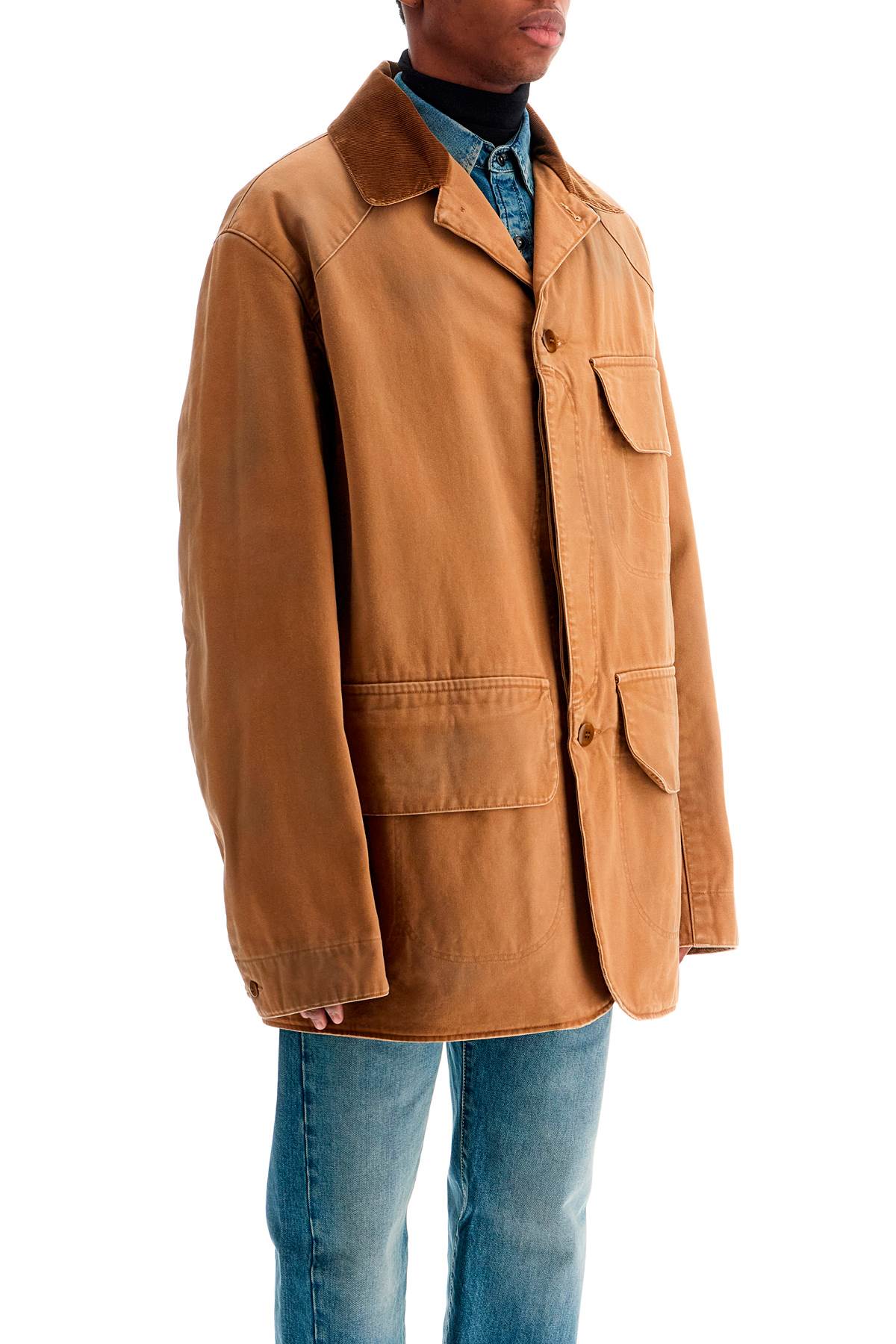 Maison Margiela Canvas Overcoat Jacket For Men