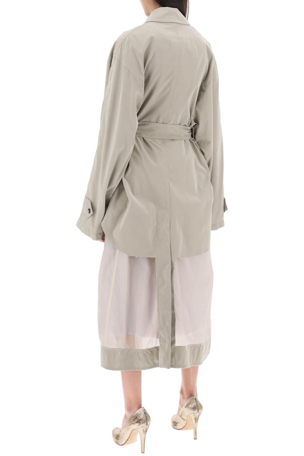 Maison Margiela Reversible Trench Coat With DÃ©co