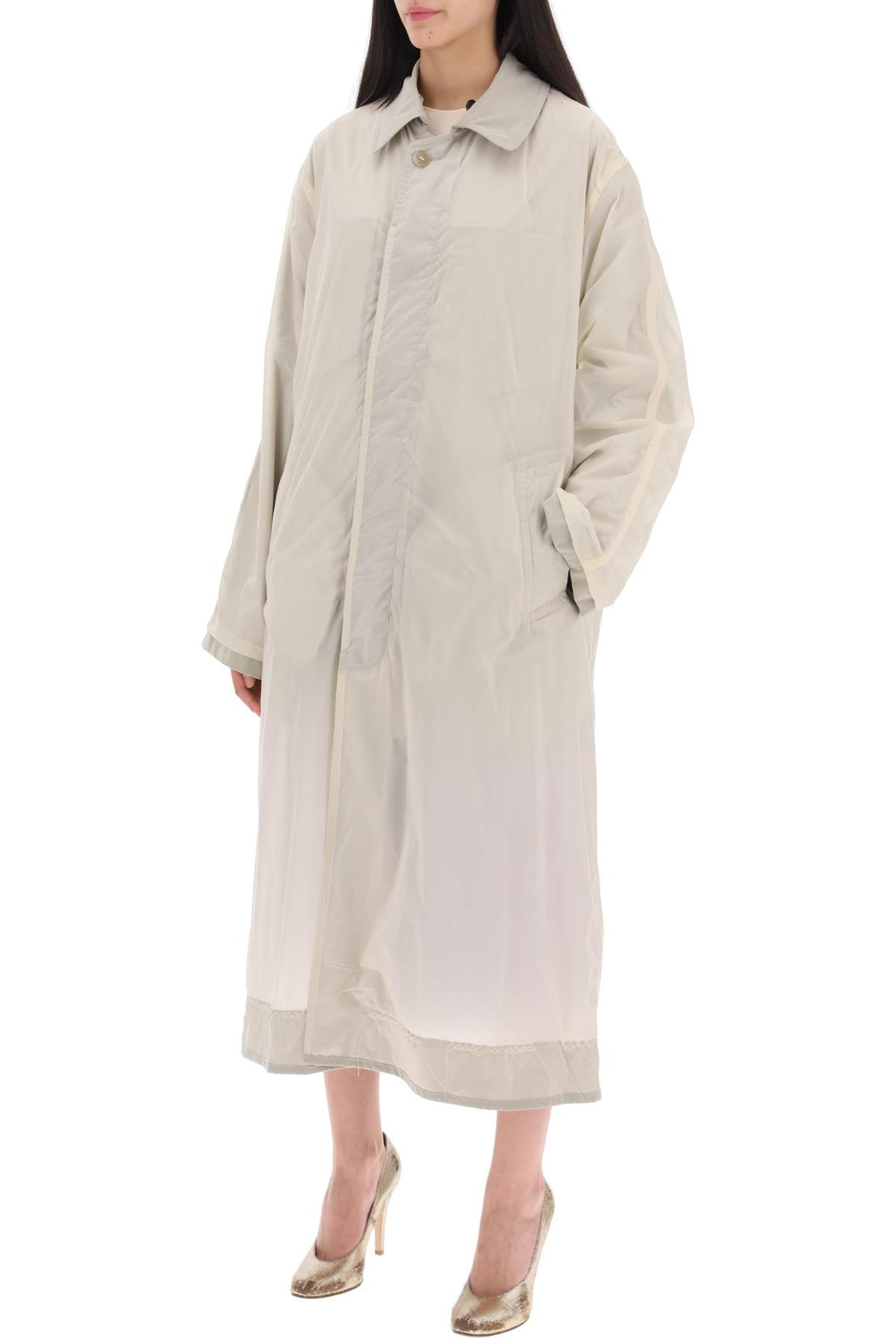 Maison Margiela Reversible Trench Coat With DÃ©co