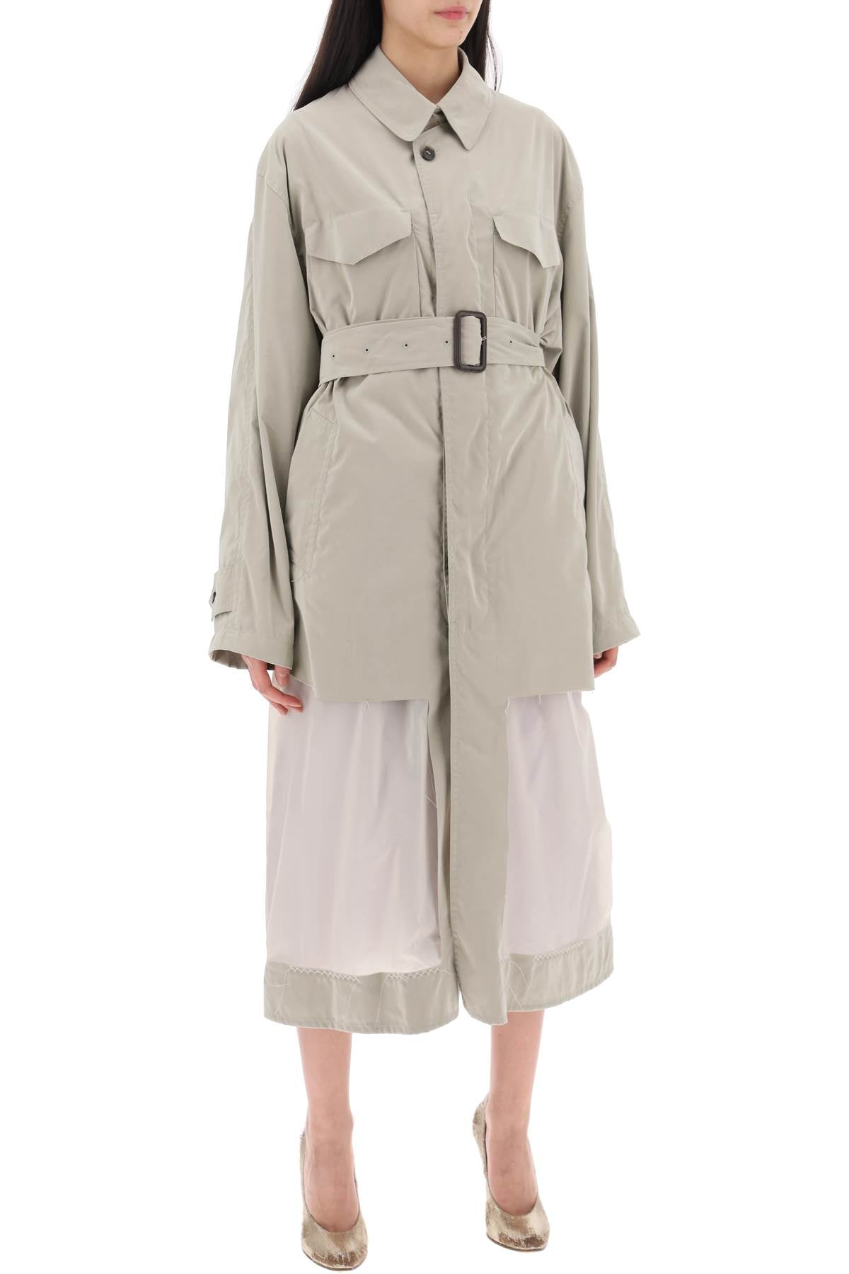 Maison Margiela Reversible Trench Coat With DÃ©co