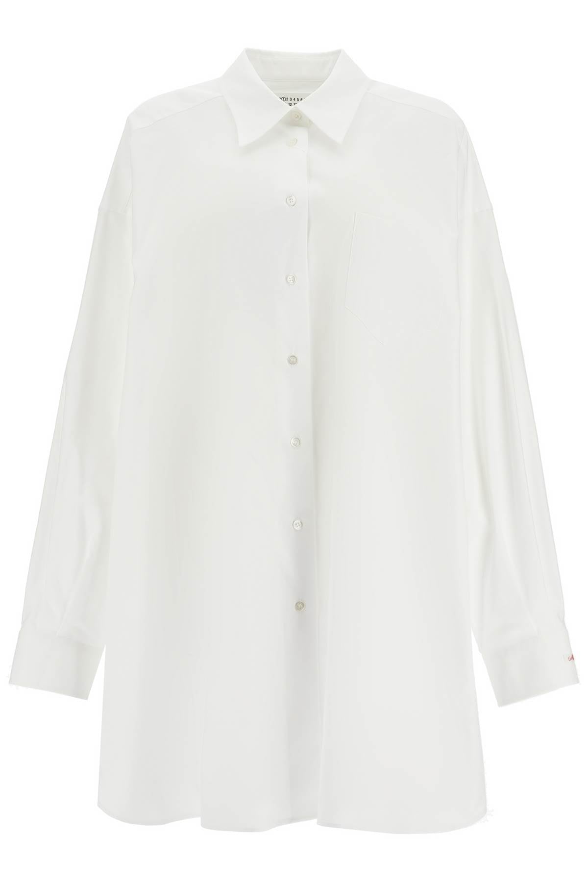 Maison Margiela Maxi Oxford Shirt In Italian