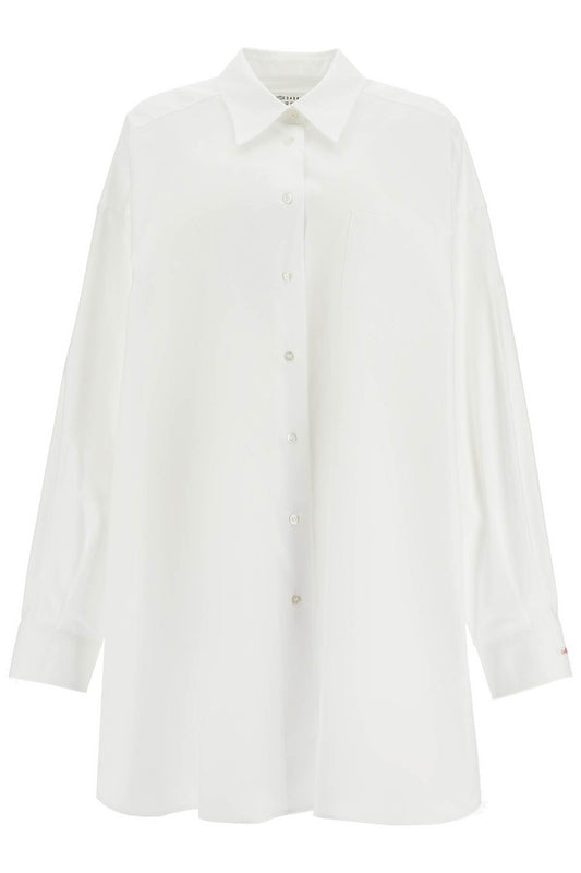 Maison Margiela Maxi Oxford Shirt In Italian