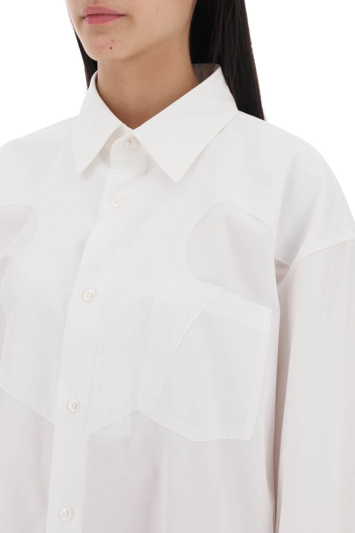 Maison Margiela Poplin Shirt Dress In Eight Words