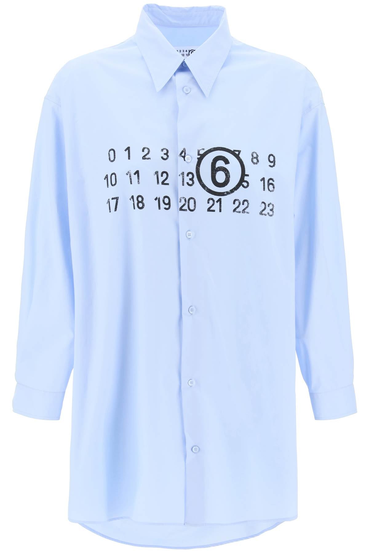 MM6 MAISON MARGIELA Abito Chemisier Con Logo Numerico