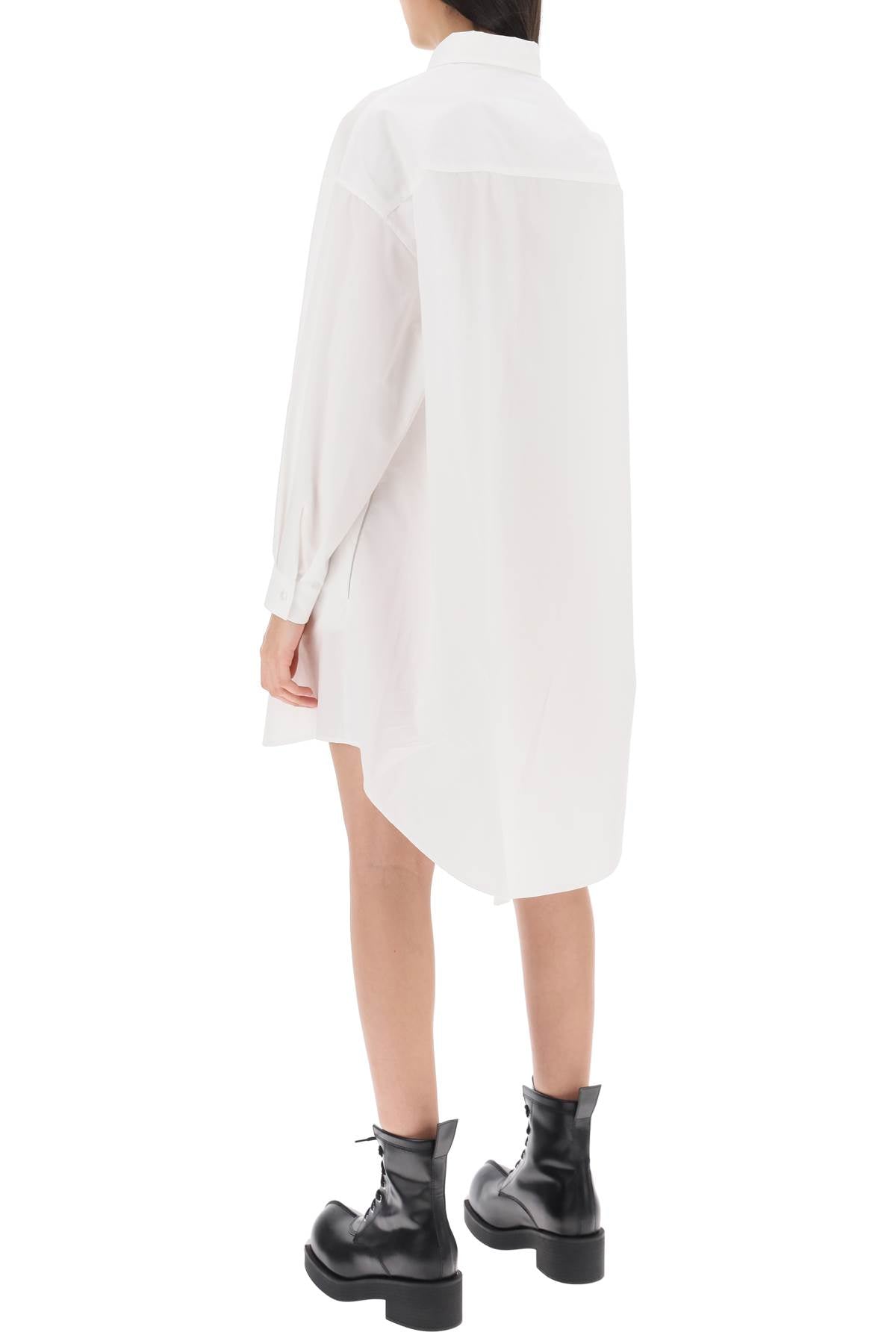 Mm6 Maison Margiela Shirt Dress With Numeric Logo