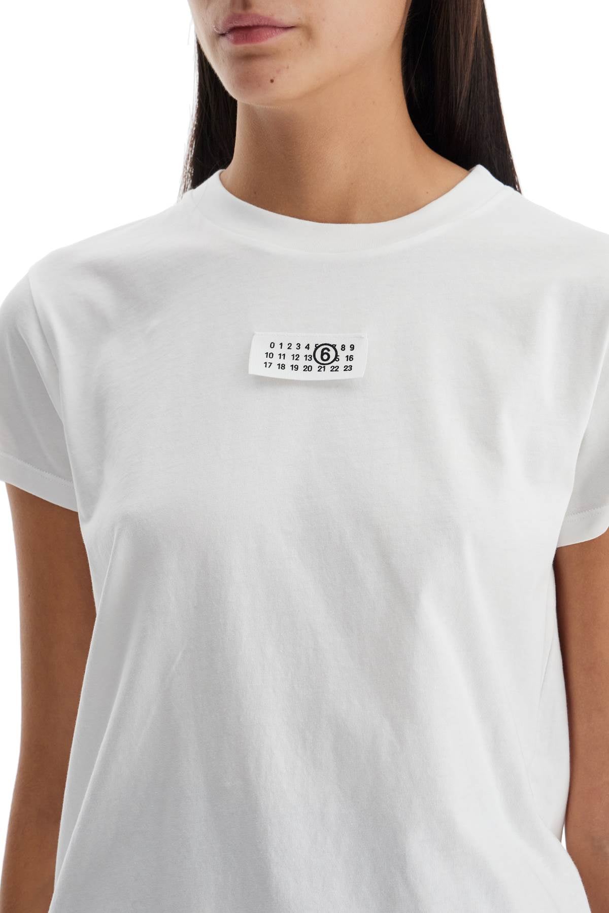 MM6 MAISON MARGIELA T-Shirt Con Etichetta Logo