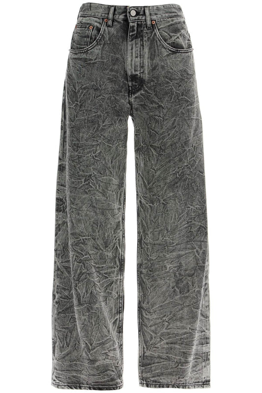 Mm6 Maison Margiela Wrinkled Effect Jeans