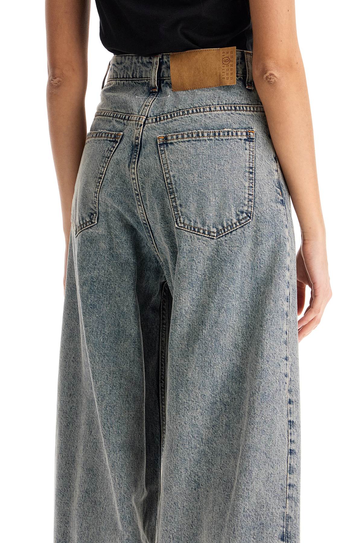 Mm6 Maison Margiela Wide Leg Jeans