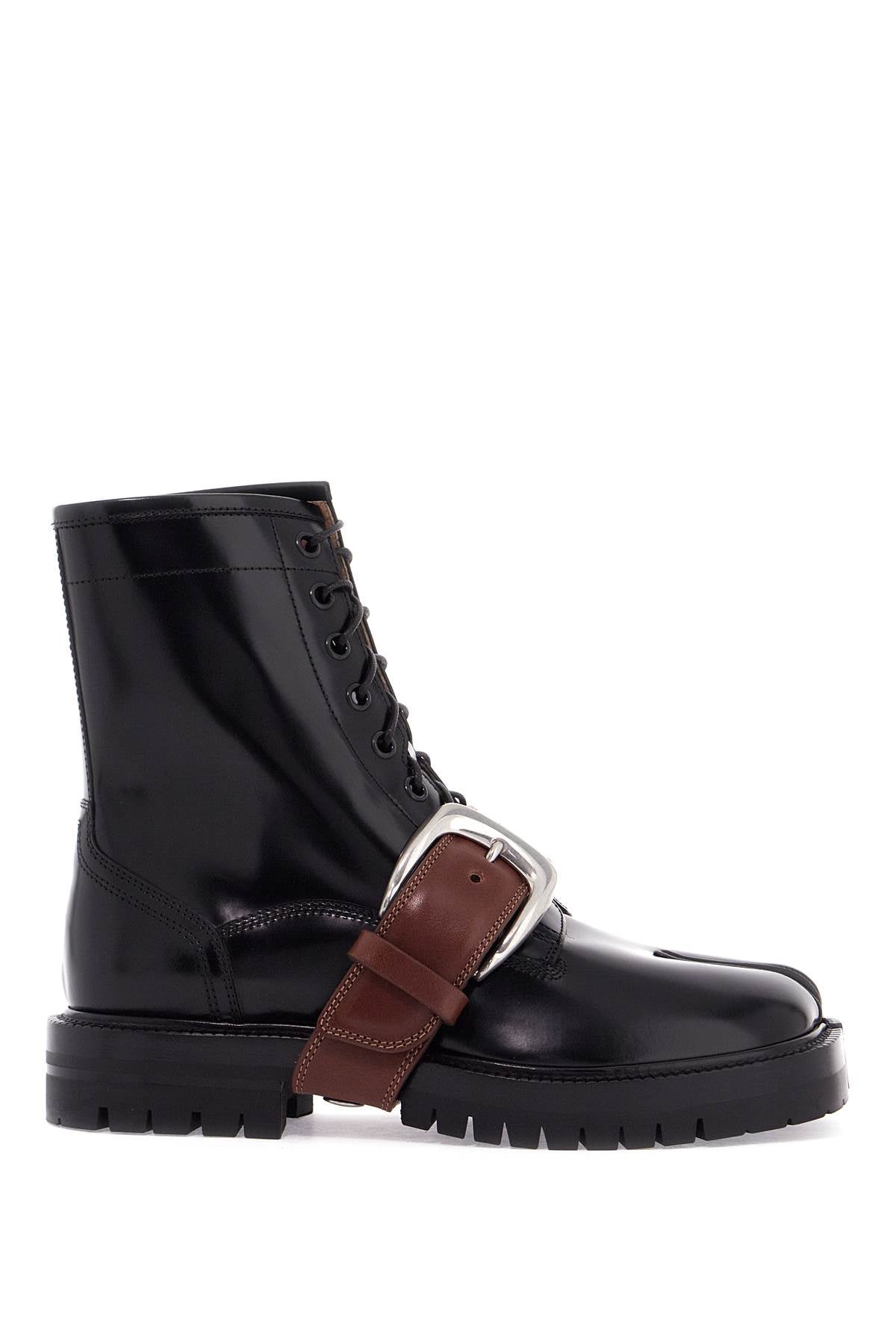 Maison Margiela Brushed Leather Tabi Boots