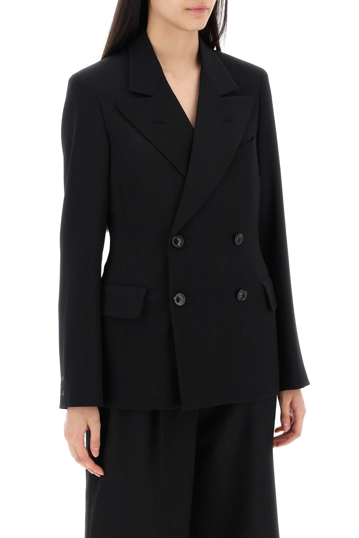 Maison Margiela Slim-Fit Wool Jacket With A Fitted Waist