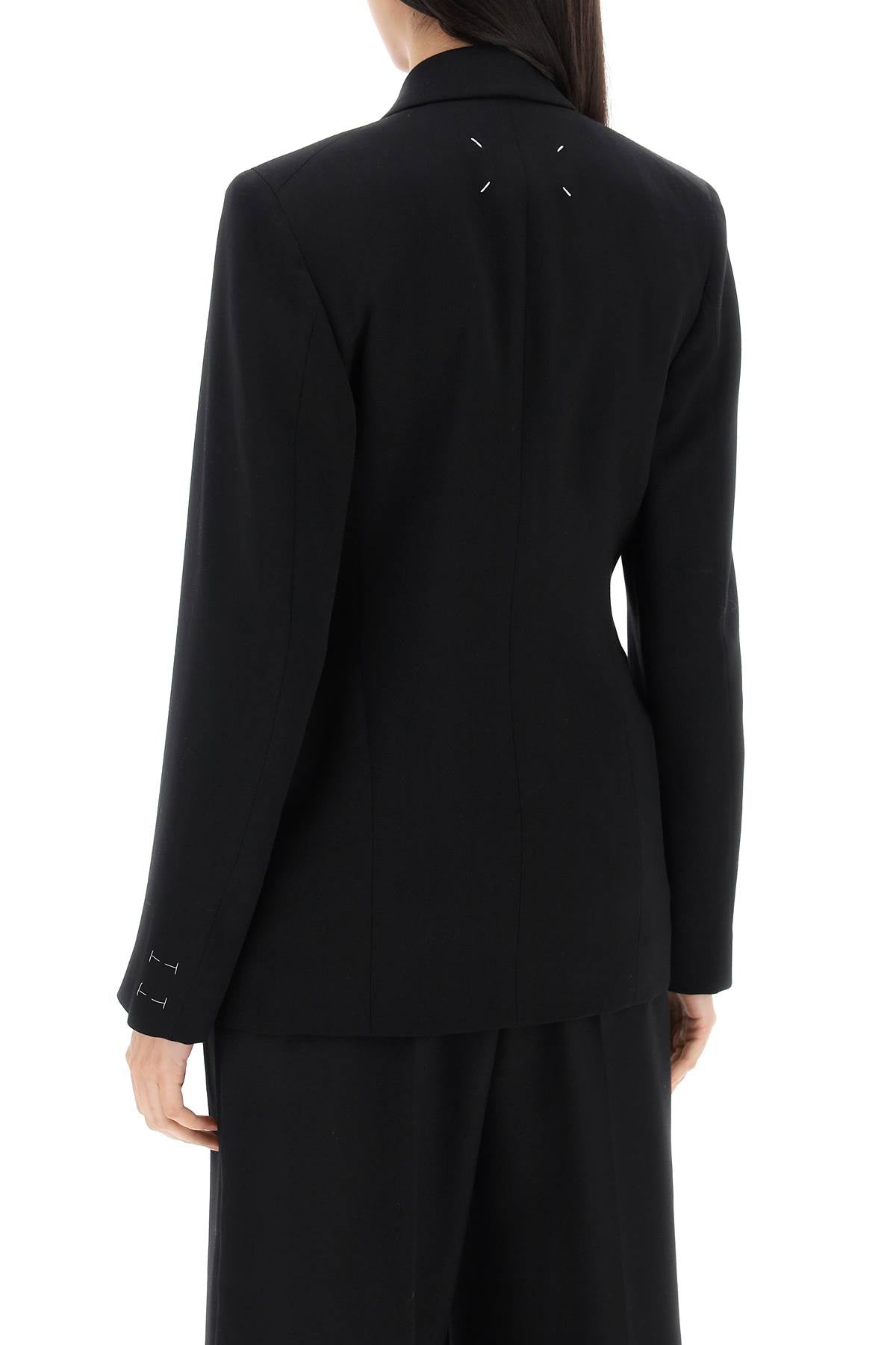 Maison Margiela Slim-Fit Wool Jacket With A Fitted Waist