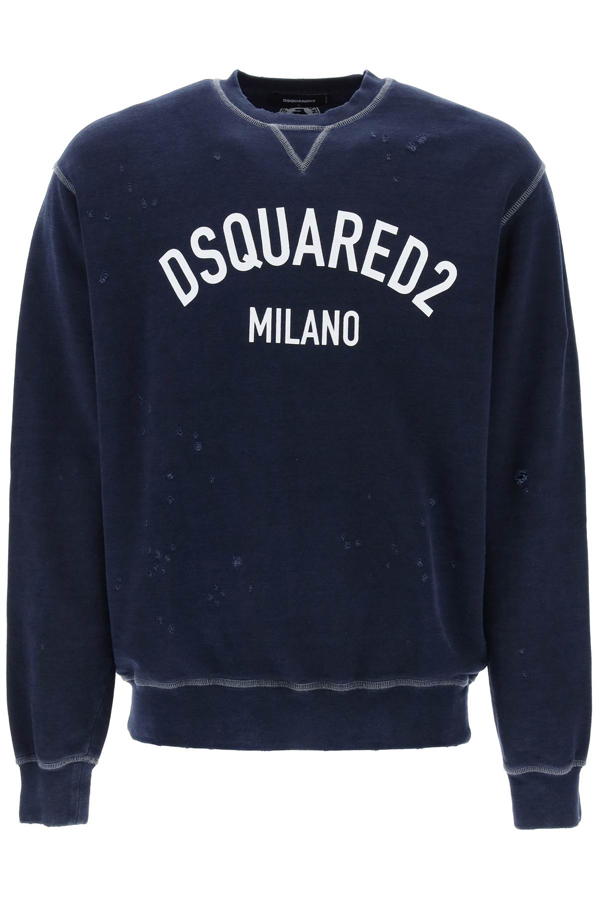 Dsquared2 Used Effect Cool Fit Sweatshirt