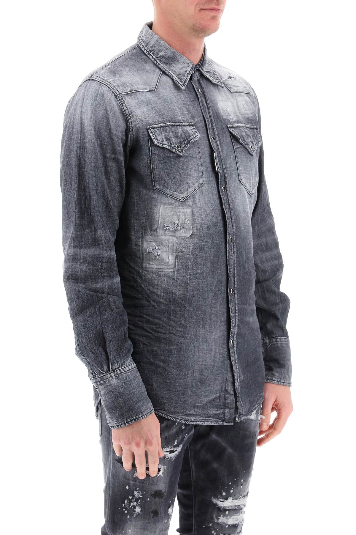 Dsquared2 Denim Western Shirt