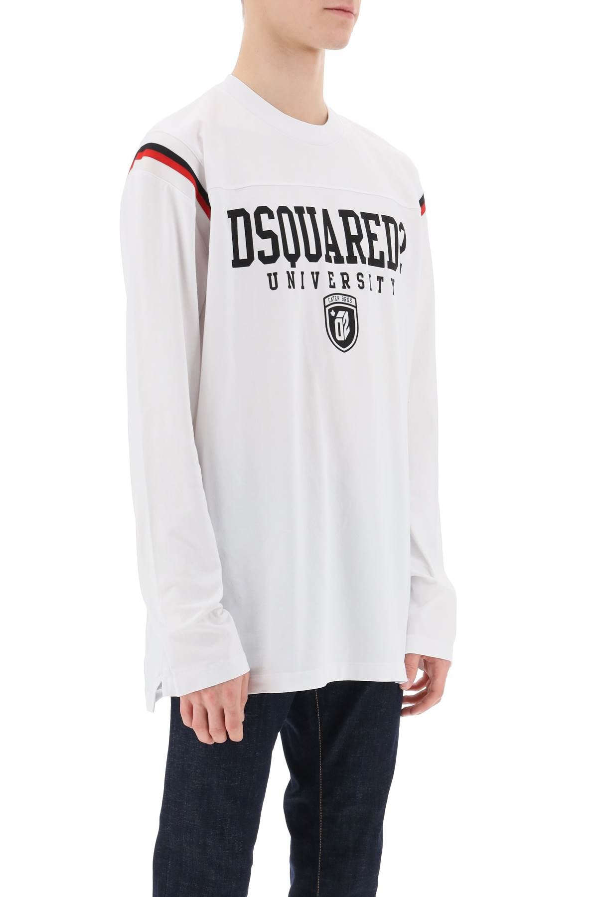 Dsquared2 Long-Sleeved Varsity T-Shirt