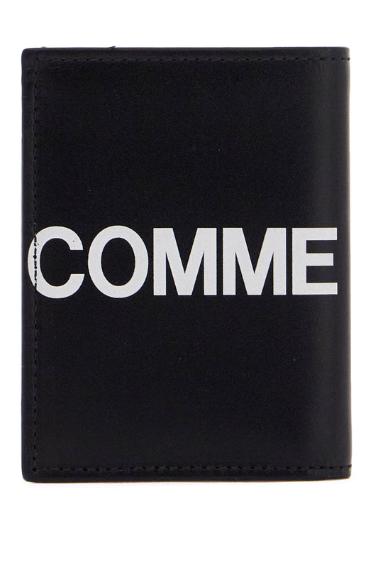 Comme Des Garcons Wallet Small Bifold Wallet With Huge Logo