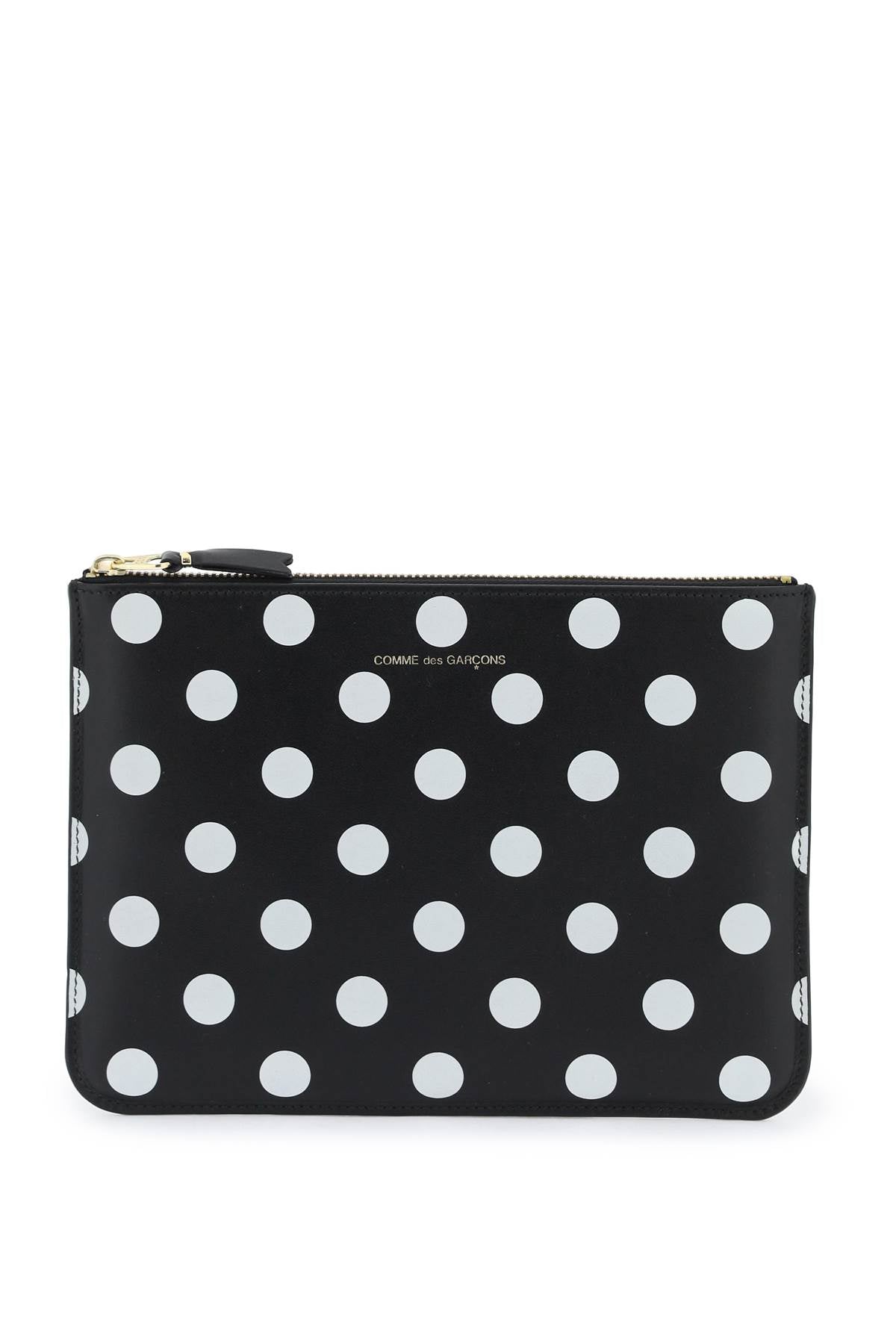 COMME DES GARCONS WALLET Pouch In Pelle A Pois