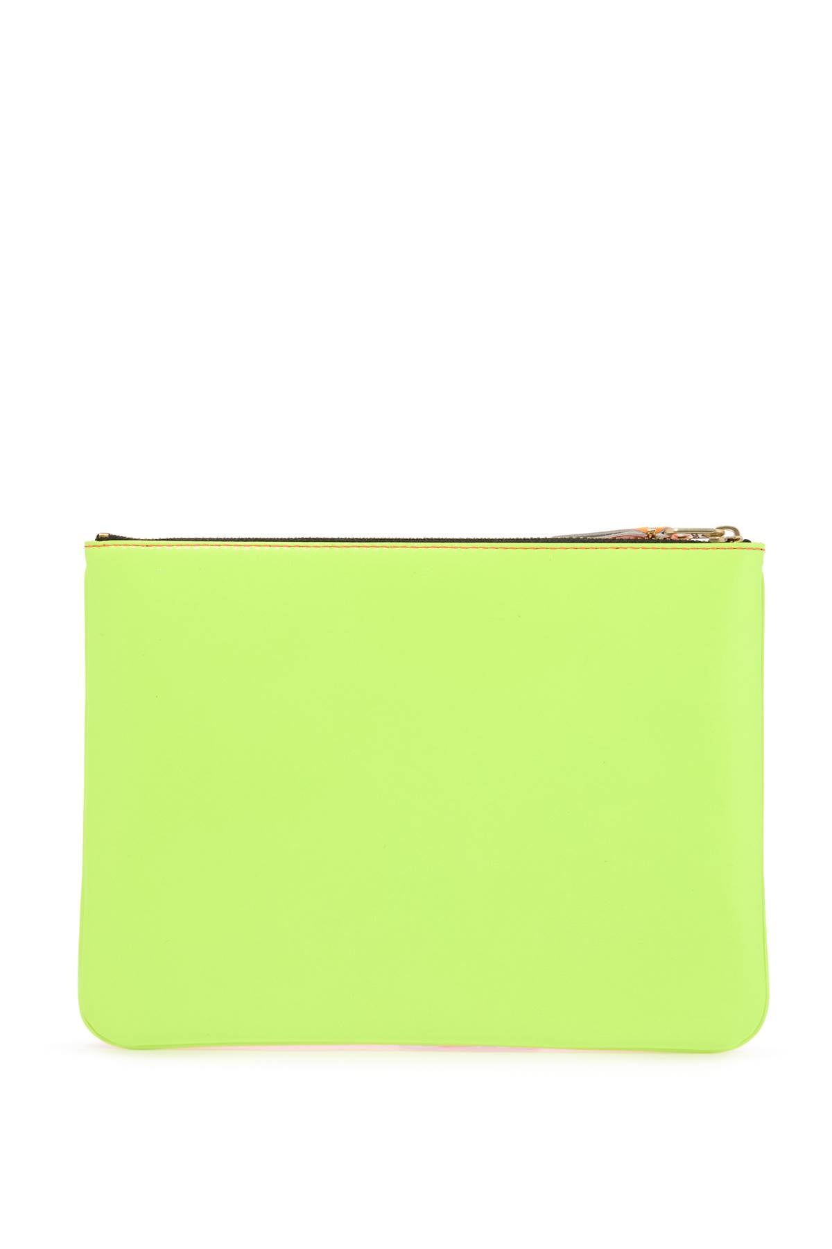 Comme Des Garcons Wallet Super Fluo Pouch