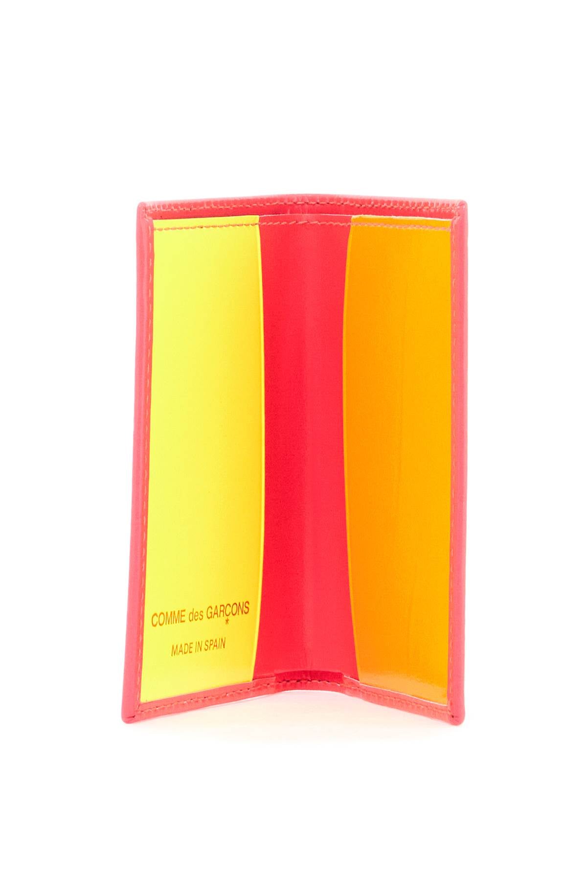 Comme Des Garcons Wallet Super Fluo Wallet Portfolio