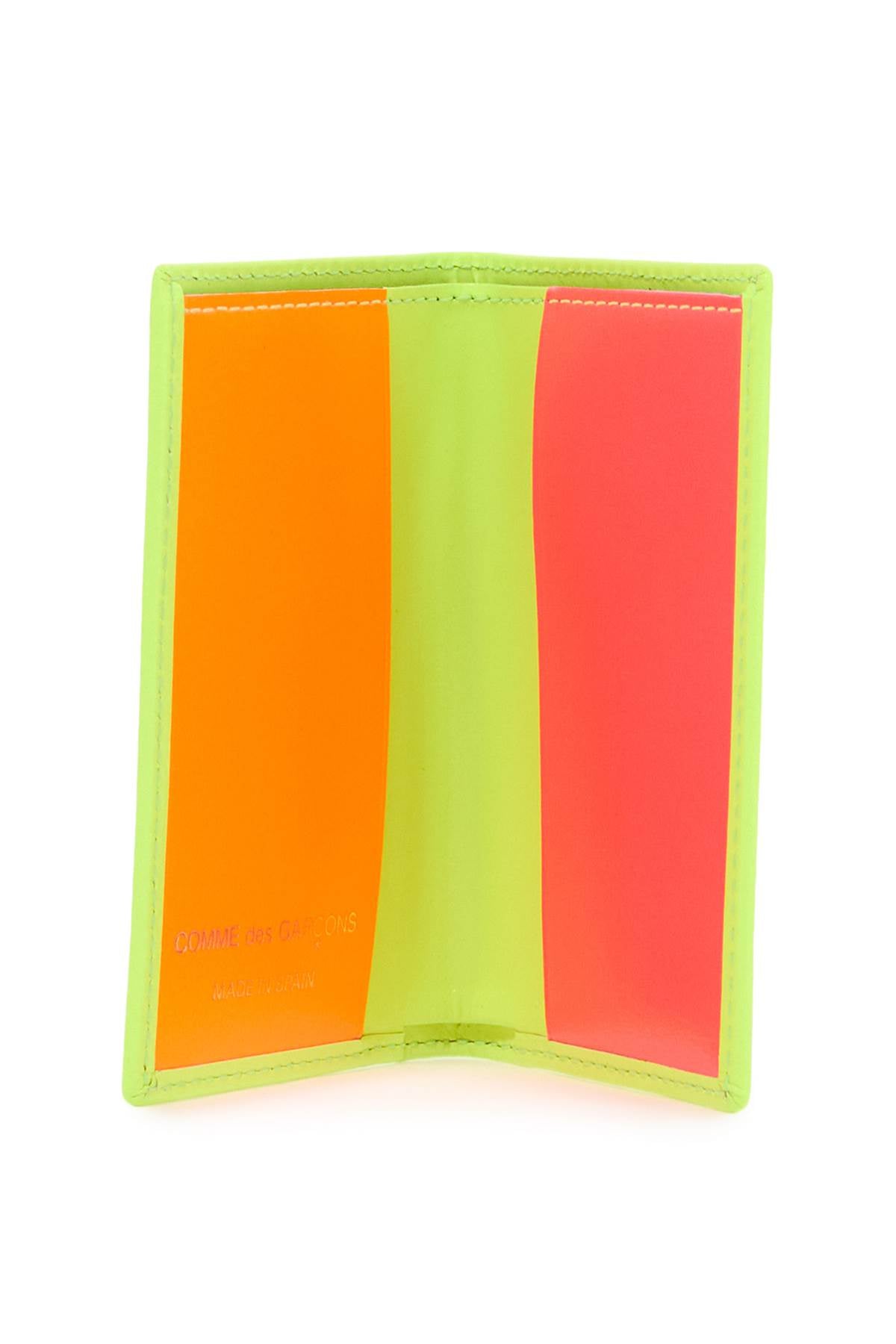 Comme Des Garcons Wallet Super Fluo Wallet Portfolio