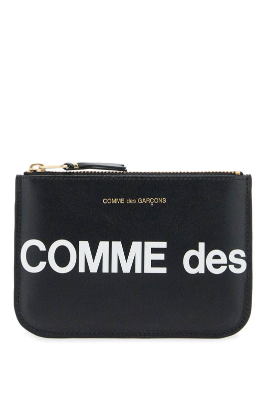 Comme Des Garcons Wallet Huge Logo Pouch