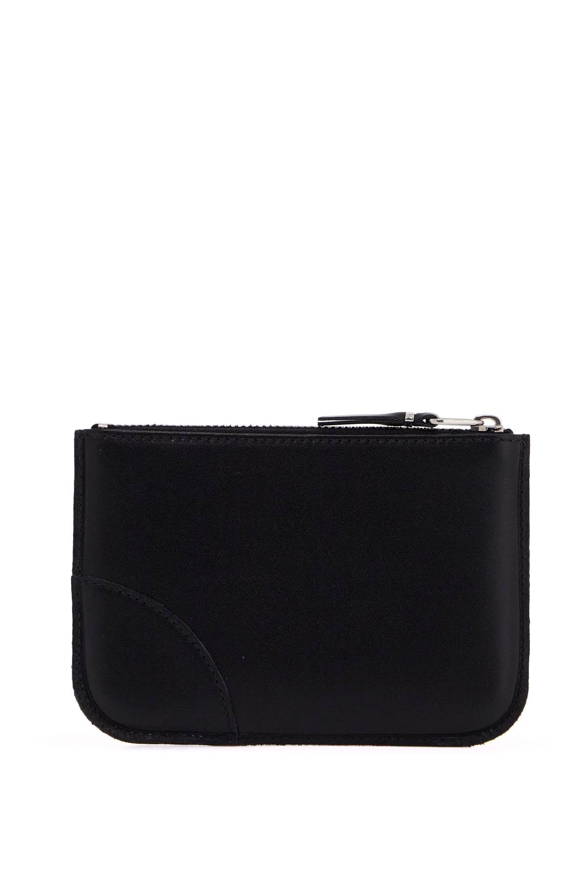 Comme Des Garcons Wallet Leather Pouch With Large Eyelet Detail