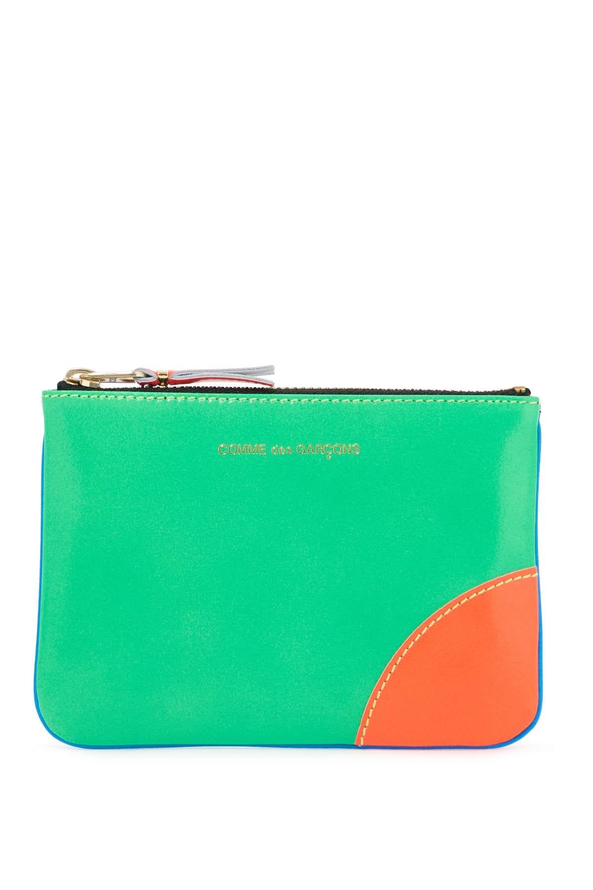 Comme Des Garcons Wallet Super Fluo Pouch