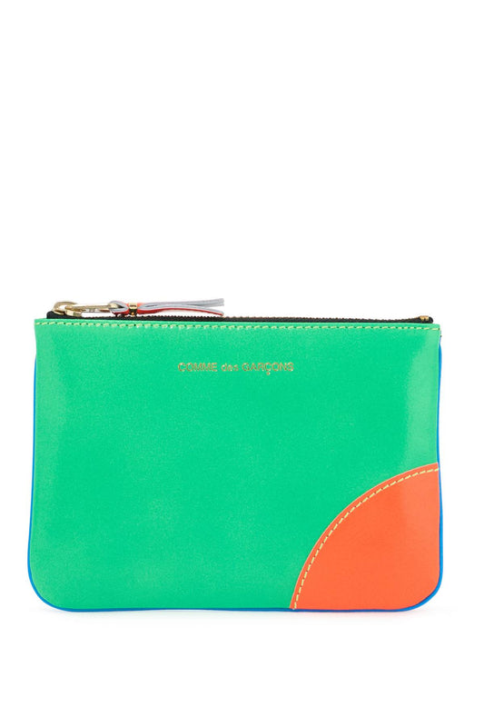 Comme Des Garcons Wallet Super Fluo Pouch