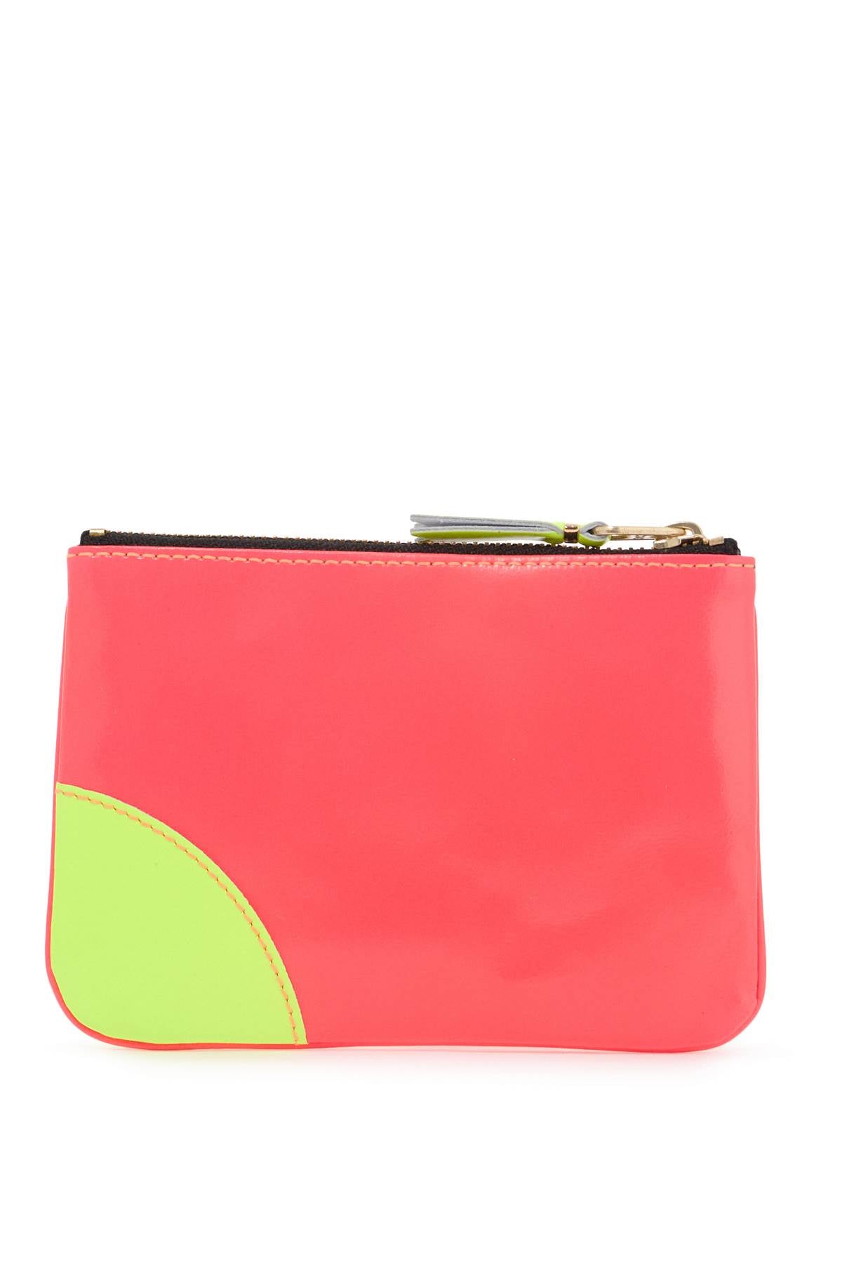 Comme Des Garcons Wallet Super Fluo Pouch