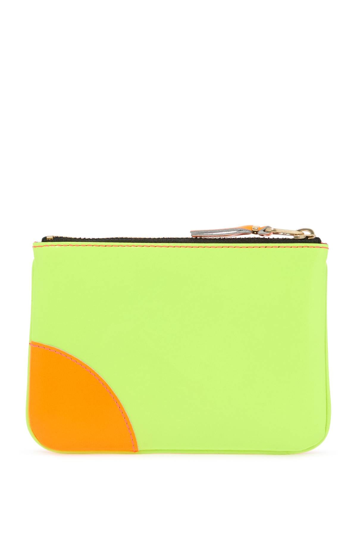 Comme Des Garcons Wallet Super Fluo Pouch