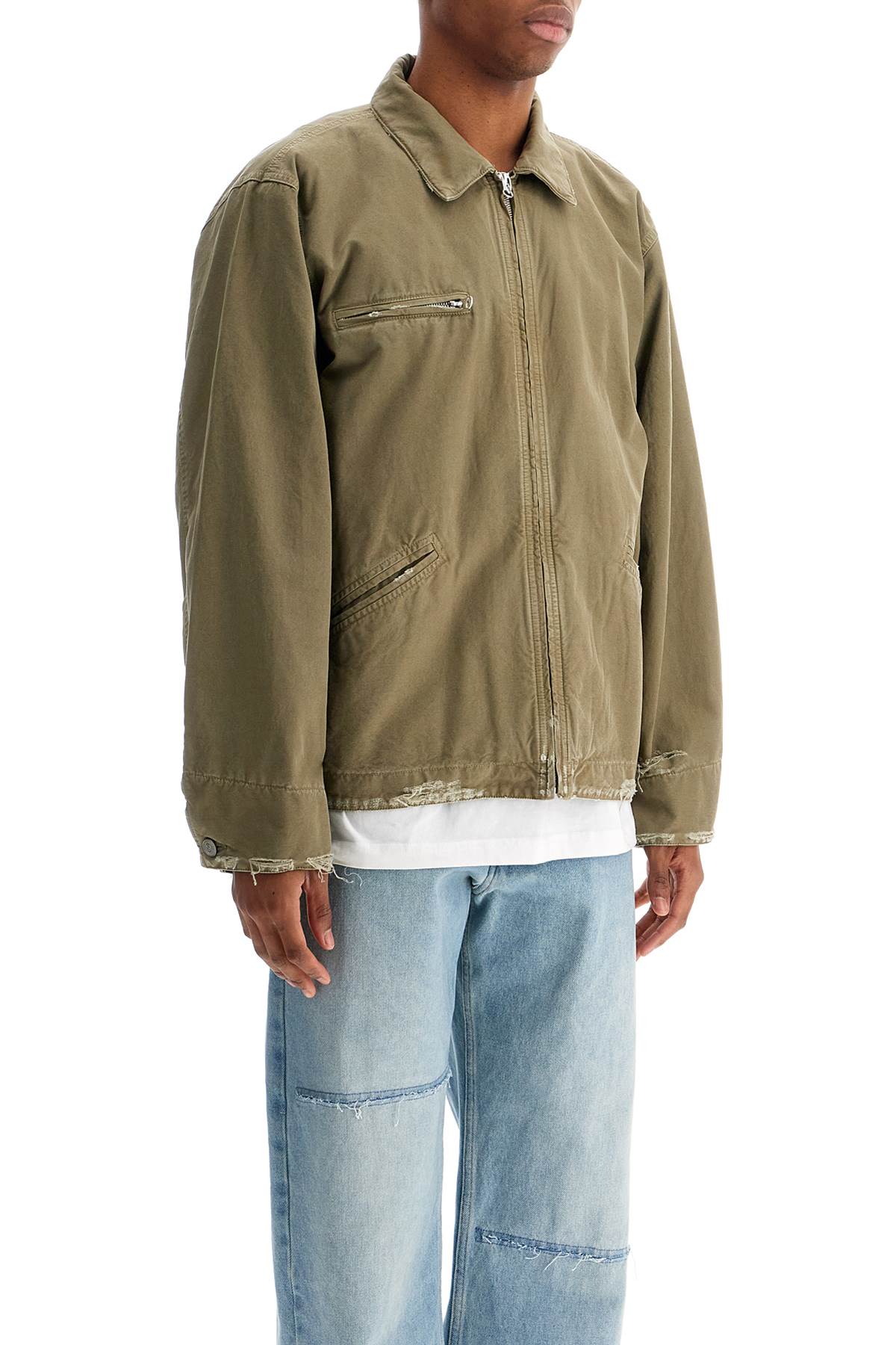 Mm6 Maison Margiela Twill Fabric Blous