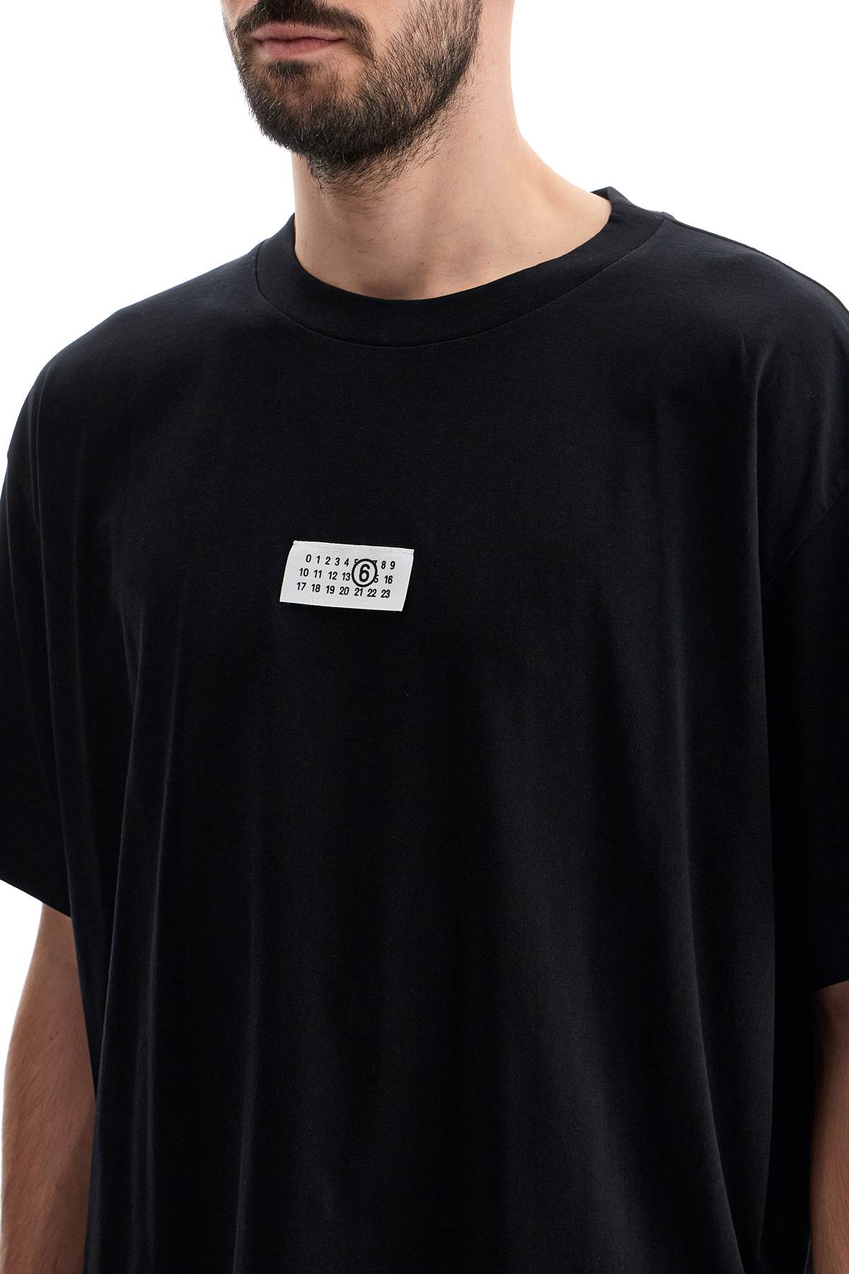 Mm6 Maison Margiela Round-Neck T-Shirt With Numerical Logo