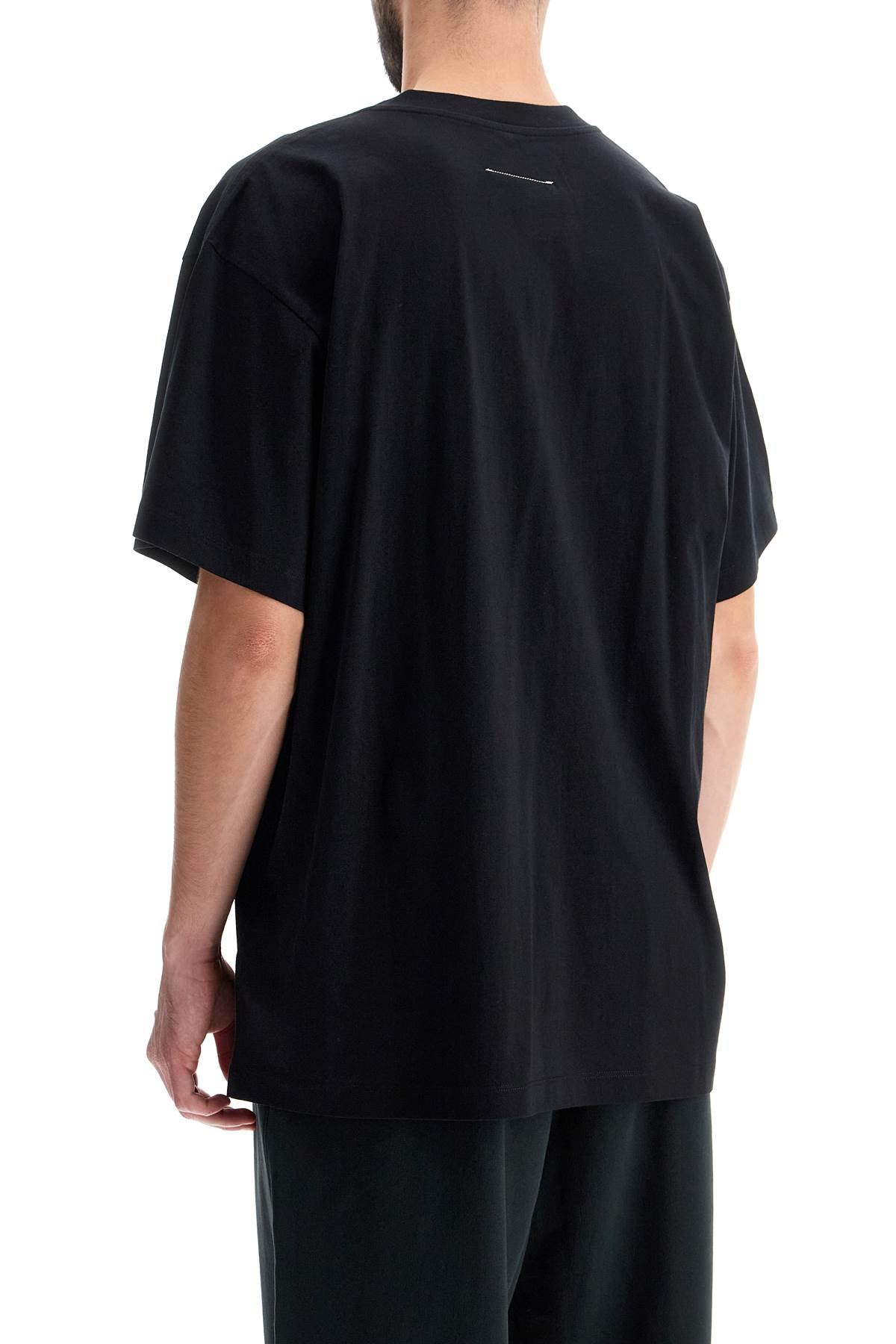 Mm6 Maison Margiela Round-Neck T-Shirt With Numerical Logo