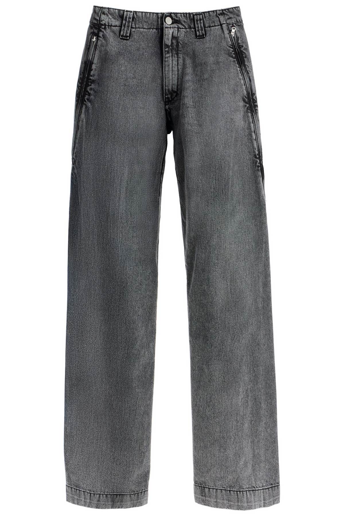 Mm6 Maison Margiela Straight Jeans With Large Pockets