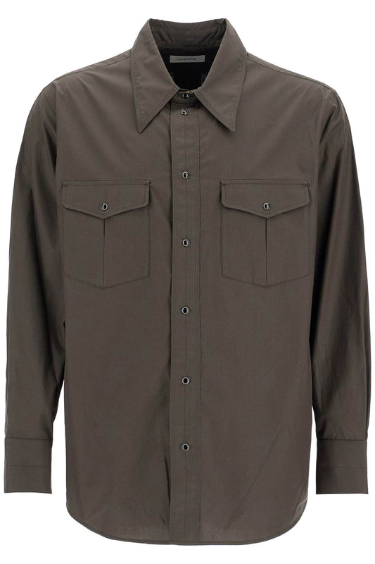 Lemaire Western Shirt With Snap Buttons