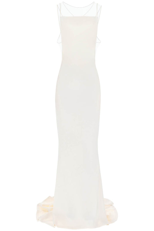 Maison Margiela Hammered Satin Gown