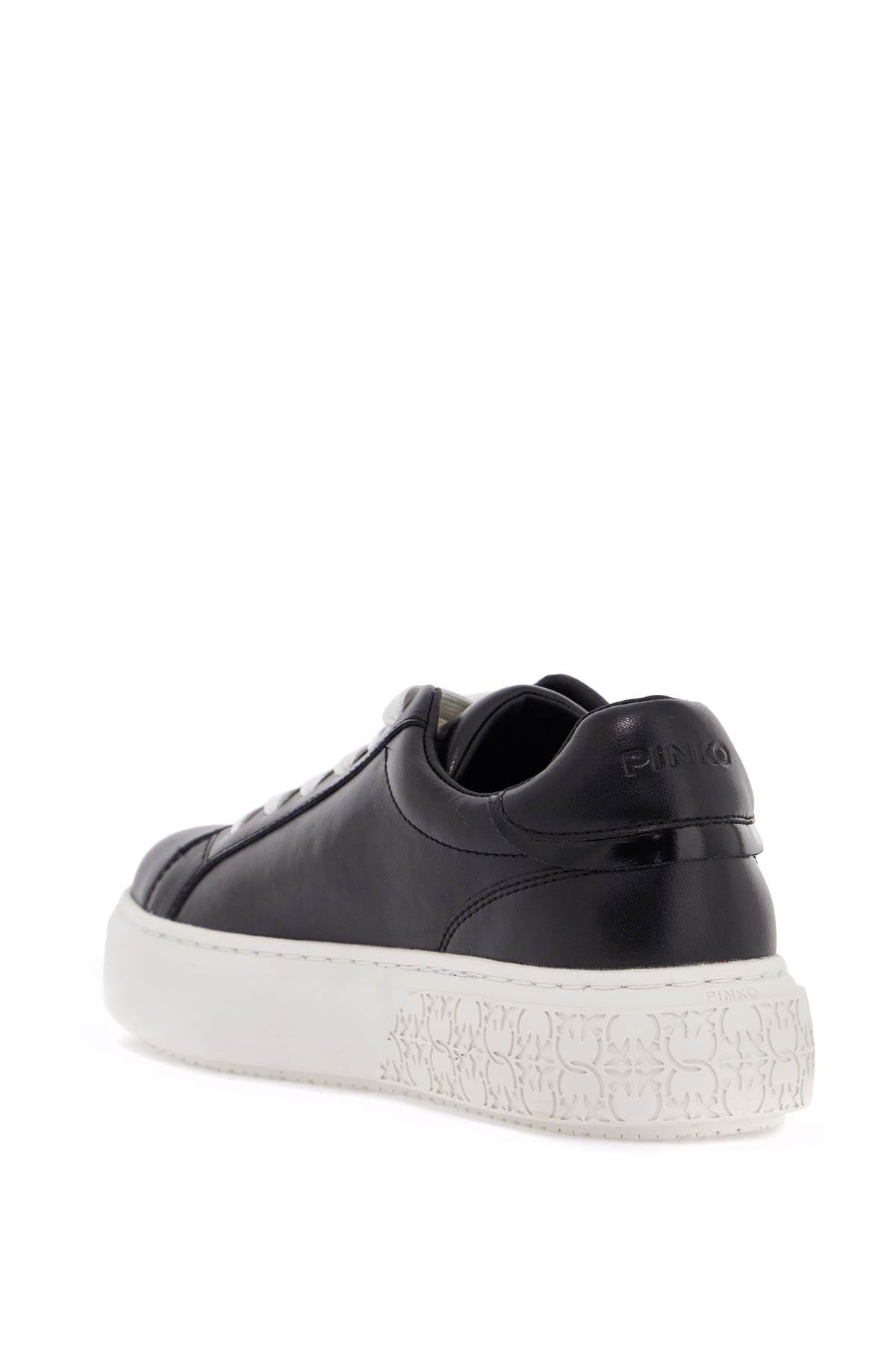 Pinko Monogram Detail Platform Sneakers With