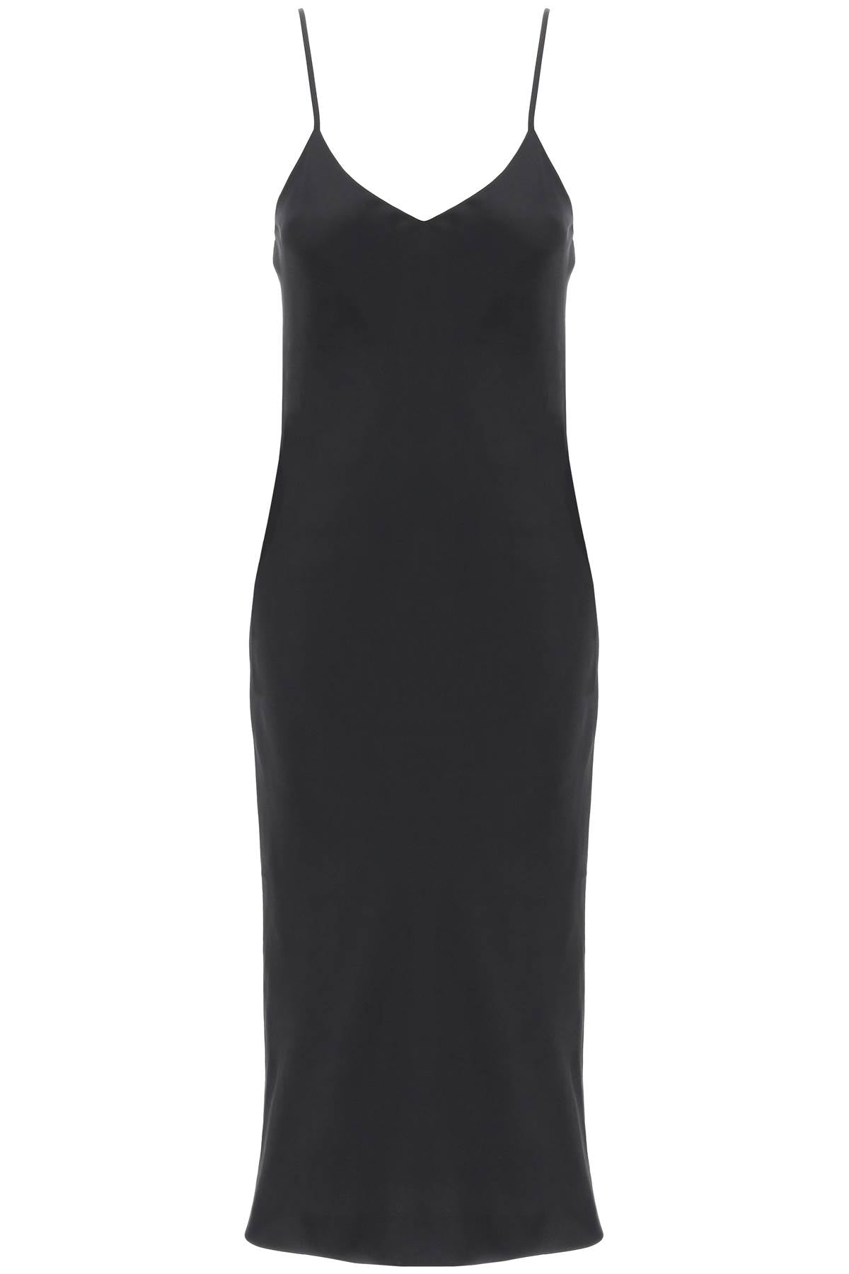 Norma Kamali Midi Crpe Slip Dress