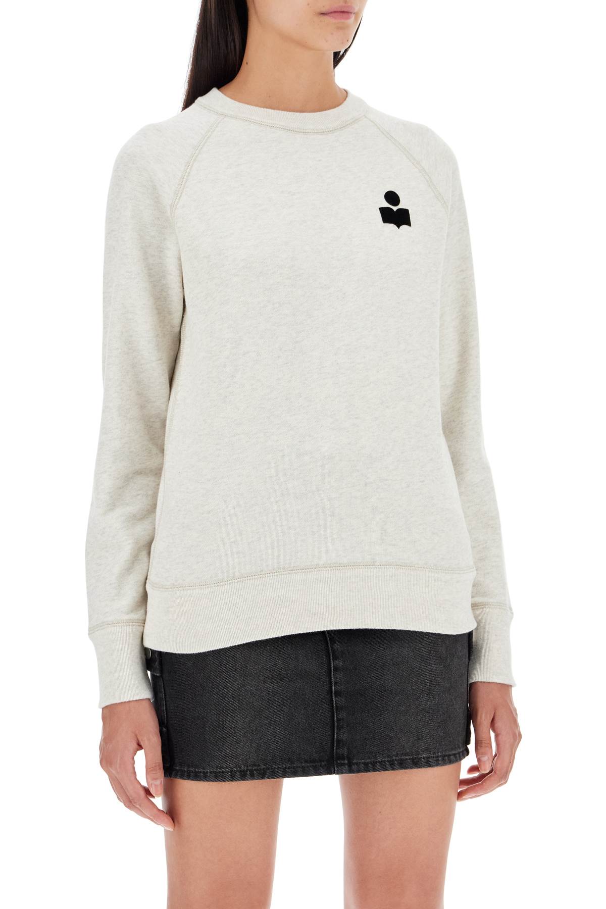 Isabel Marant Etoile Milla Cotton Sweatshirt With Round Neck