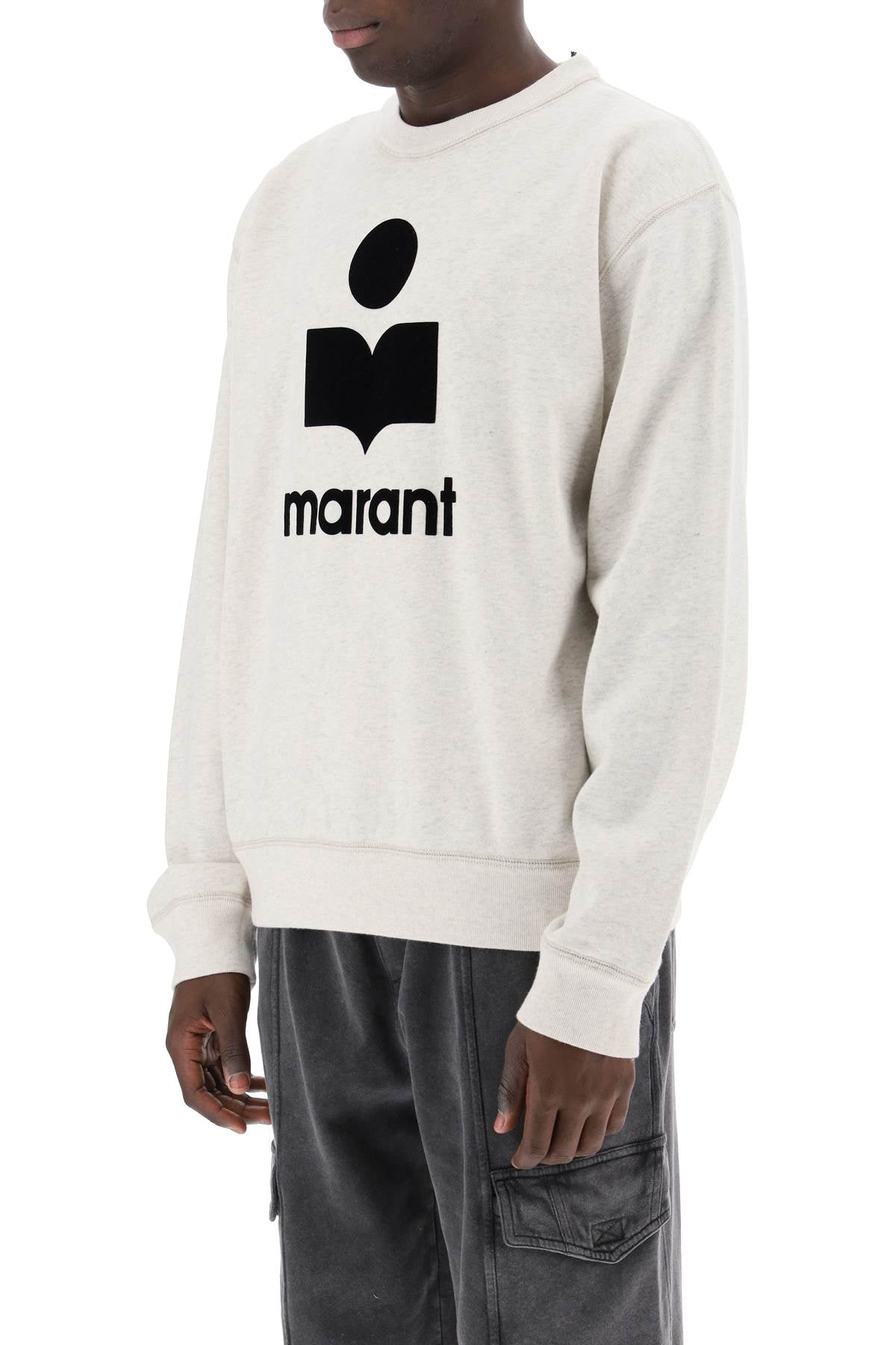 Marant Mikoy Flocked Logo Sweatshirt