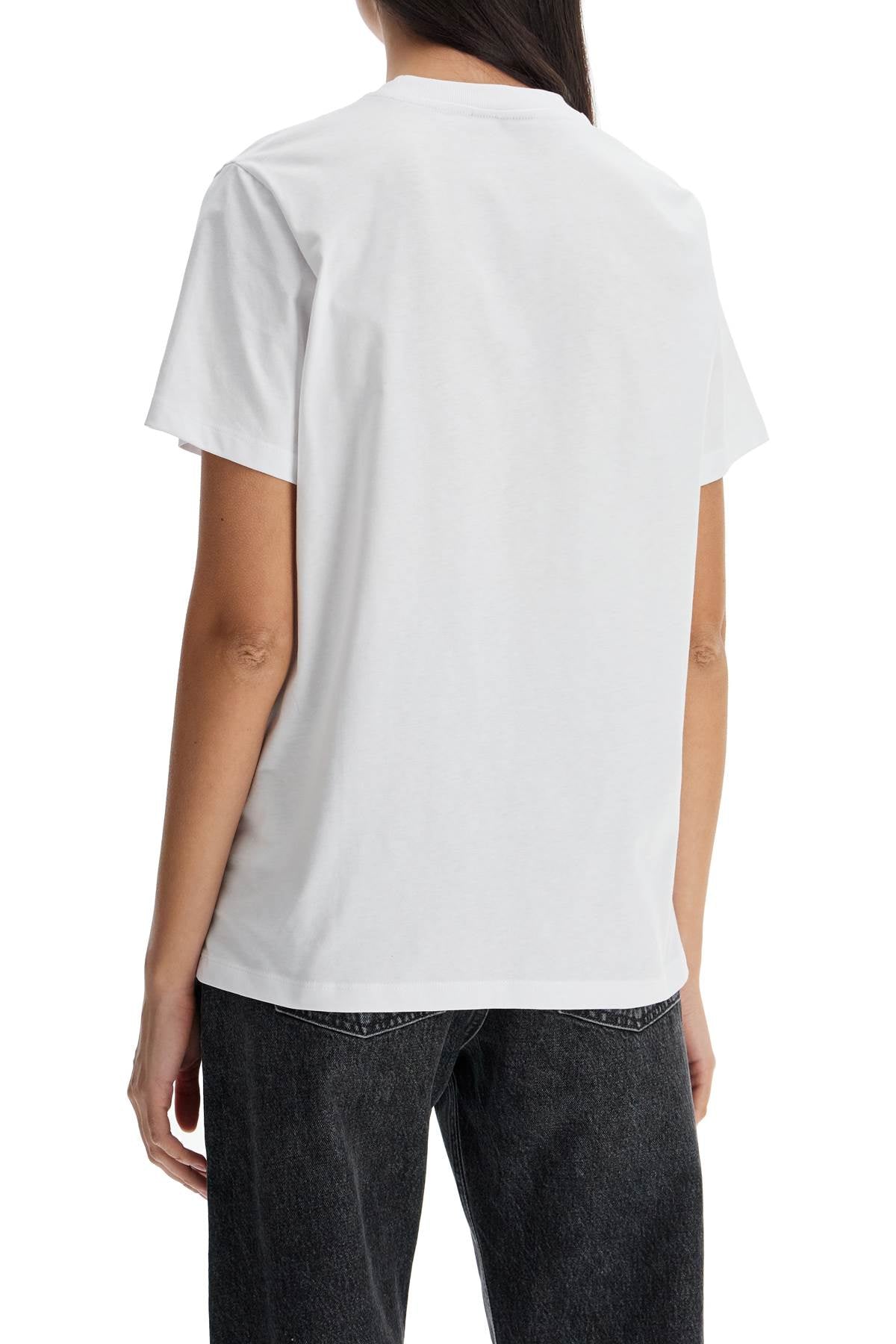 Ganni Relaxed Fit T-Shirt With Printed