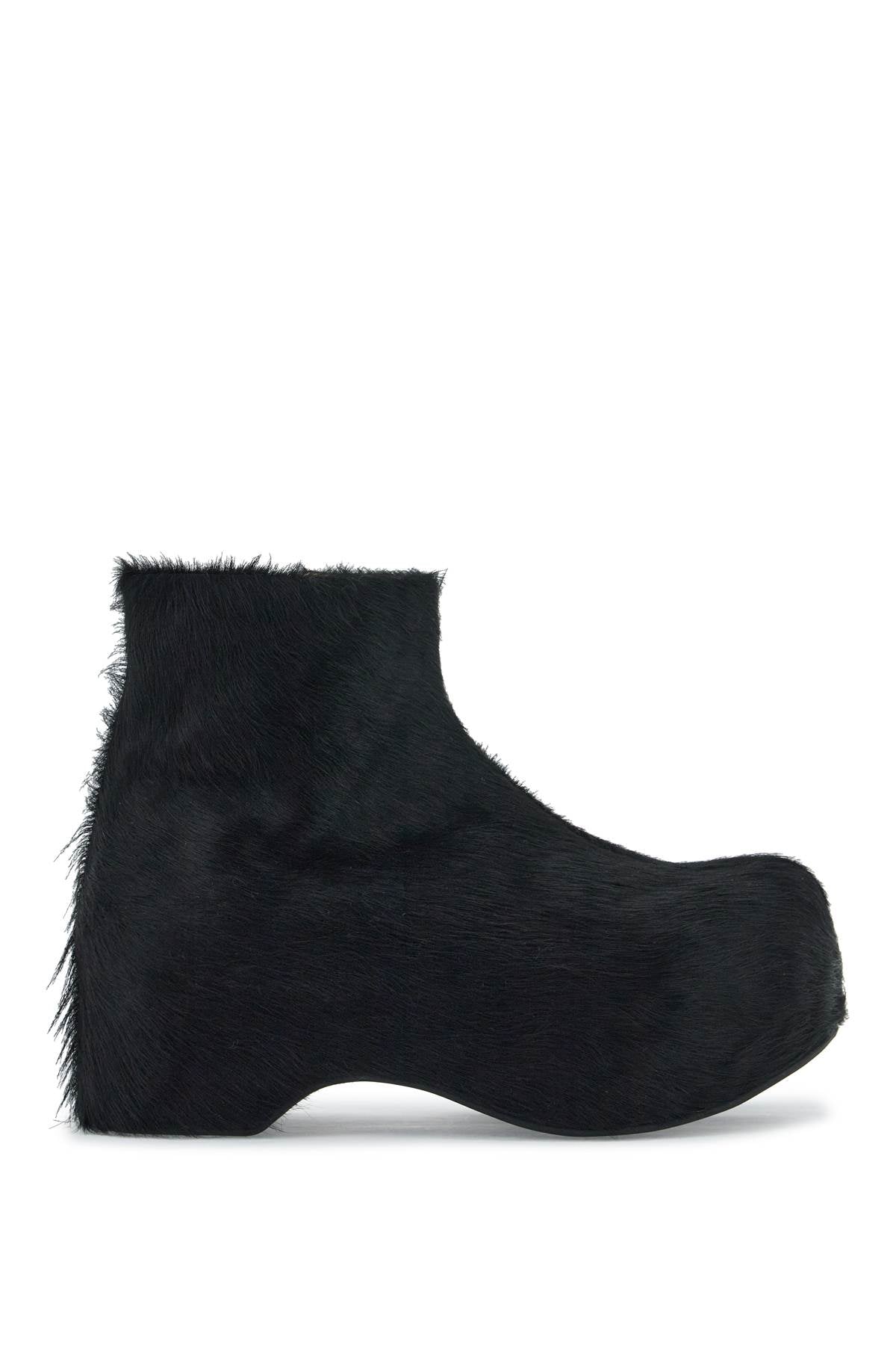 Marni Long-Haired Chunky Ankle Boots